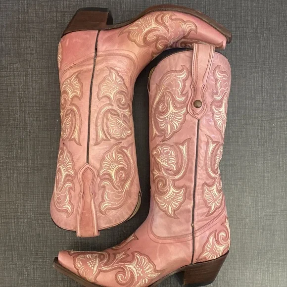 Corral Pink Floral Full Stitch, Size 8 - Picture 5 of 10